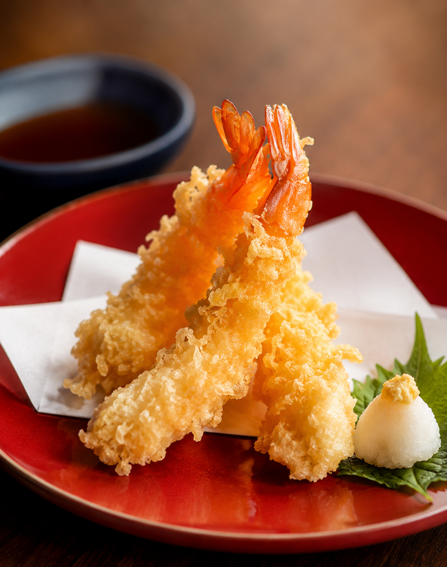 Shrimp Tempura, Yuzu Salt