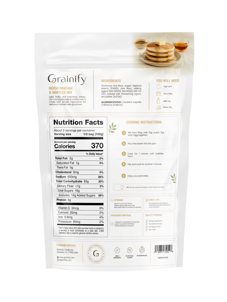 Mochi Pancake front pouch